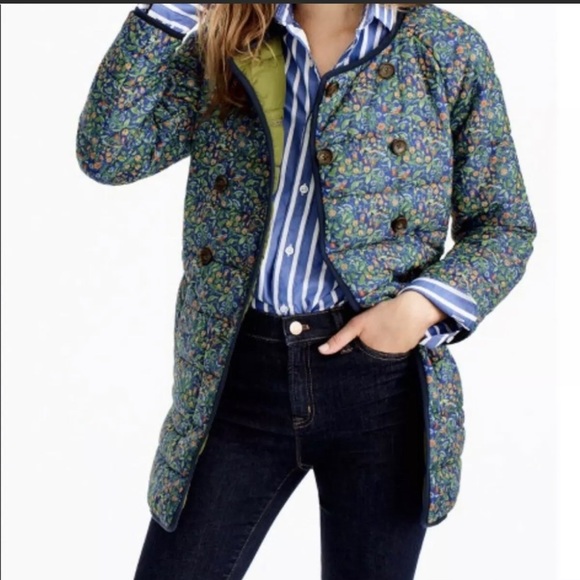 j crew reversible puffer jacket